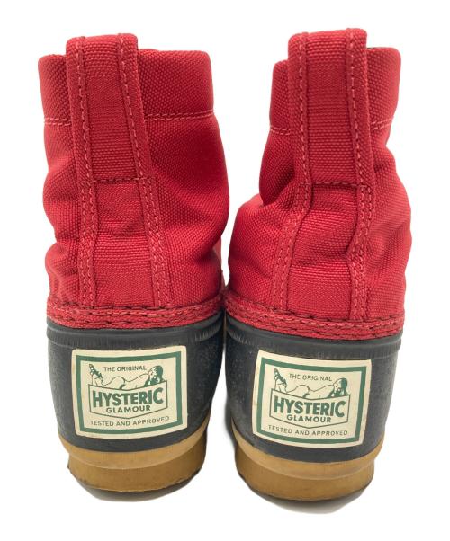 Hysteric Glamour（ヒステリックグラマー）Hysteric Glamour (ヒステリックグラマー) GUM BOOTS レッド サイズ:24cmの古着・服飾アイテム