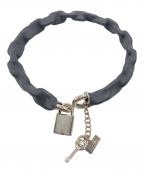 MM6 Maison Margielaエムエムシックスメゾンマルジェラ）の古着「パドロックチェーンネックレス」｜ブラック