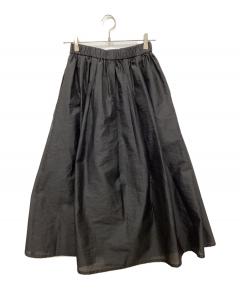 中古・古着通販】Heve (ヘイヴ) サテンドレスタックスカート ブラック