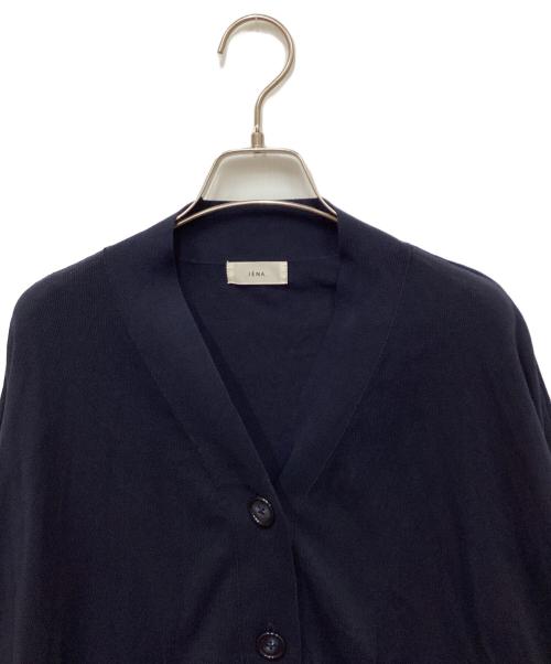 IENA（イエナ）IENA (イエナ) ドライコットン Vネックカーディガン ネイビー サイズ:表記無しの古着・服飾アイテム