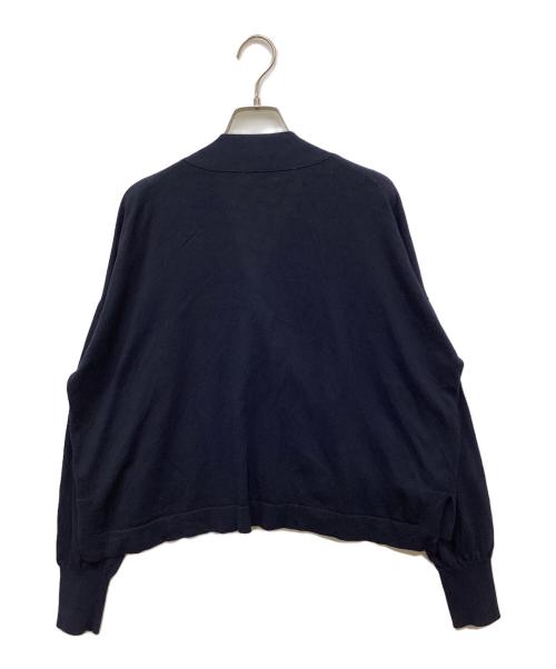 IENA（イエナ）IENA (イエナ) ドライコットン Vネックカーディガン ネイビー サイズ:表記無しの古着・服飾アイテム