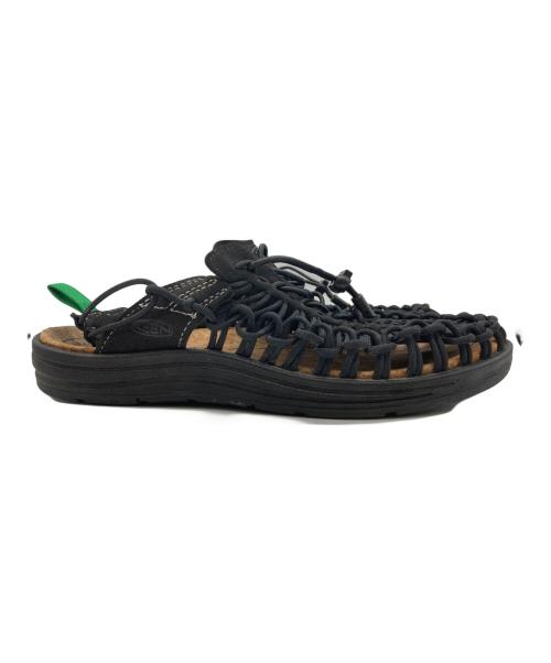 KEEN（キーン）KEEN (キーン) UNEEK II CONVERTIBLE X/ユニーク ツー コンバーチブル ブラック サイズ:27.5cmの古着・服飾アイテム