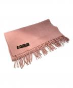 LORO PIANAロロピアーナ）の古着「カシミヤマフラー」｜ピンク