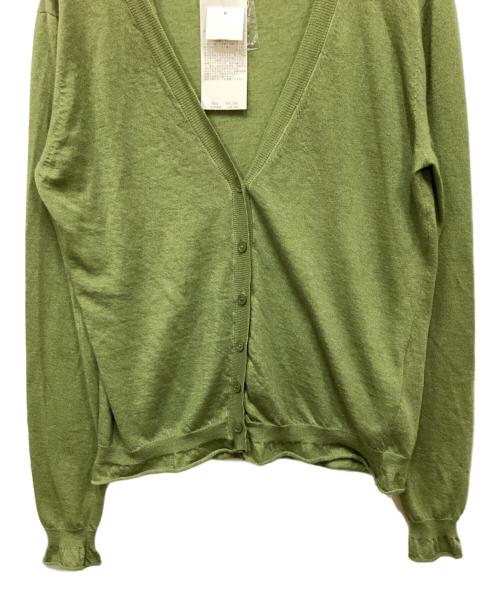 'S Max Mara（エスマックスマーラ）'S Max Mara (エスマックスマーラ) シルクカシミヤカーディガン グリーン サイズ:Mの古着・服飾アイテム