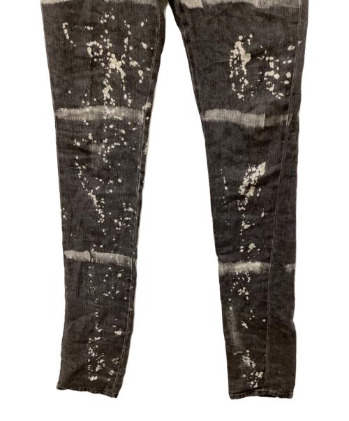 BALENCIAGA（バレンシアガ）BALENCIAGA (バレンシアガ) paint long denim ブラック サイズ:44の古着・服飾アイテム