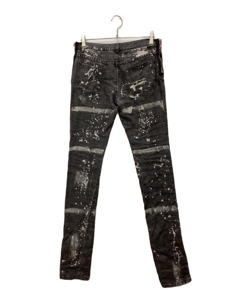 BALENCIAGA（バレンシアガ）BALENCIAGA (バレンシアガ) paint long denim ブラック サイズ:44の古着・服飾アイテム