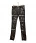 BALENCIAGA（バレンシアガ）の古着「paint long denim」｜ブラック