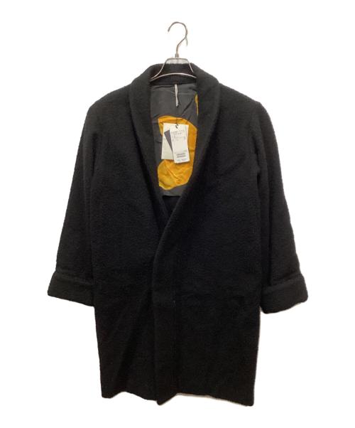 m's braque（エムズブラック）M'S BRAQUE (エムズブラック) ウールコート ブラック サイズ:36の古着・服飾アイテム