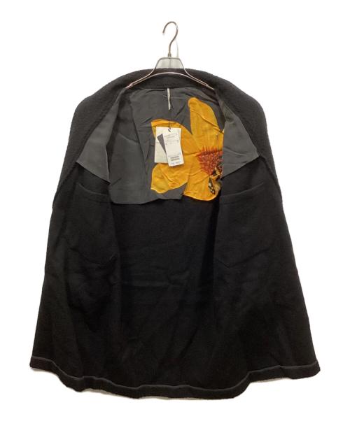 m's braque（エムズブラック）M'S BRAQUE (エムズブラック) ウールコート ブラック サイズ:36の古着・服飾アイテム