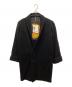 M'S BRAQUE（エムズブラック）の古着「ウールコート」｜ブラック