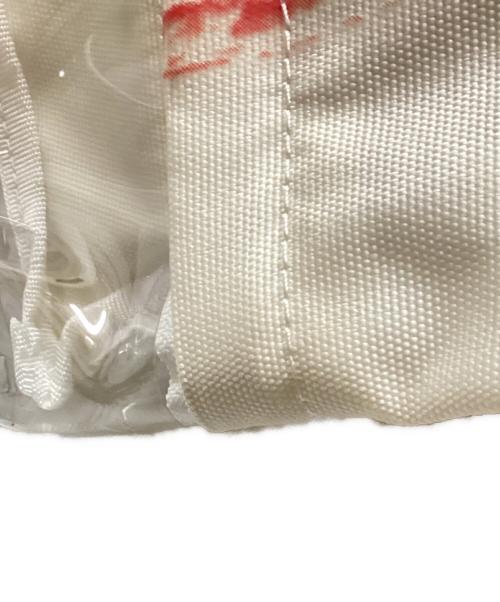 RAF SIMONS（ラフシモンズ）RAF SIMONS (ラフシモンズ) EASTPAK (イーストパック) Pocketbag Loop Garden/ポケットッバッグループガーデン ベージュ×パープルの古着・服飾アイテム