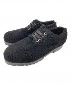 COMME des GARCONS HOMMEコムデギャルソン オム）の古着「ボアシューズ」｜ブラック