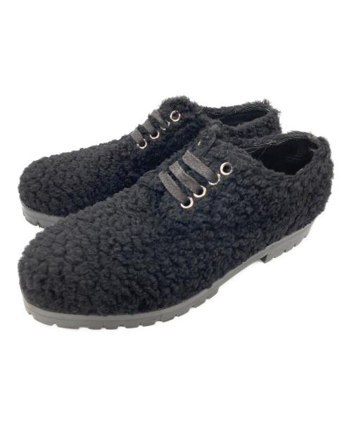 COMME des GARCONS HOMME（コムデギャルソン オム）COMME des GARCONS HOMME (コムデギャルソン オム) ボアシューズ ブラック サイズ:25.5cmの古着・服飾アイテム