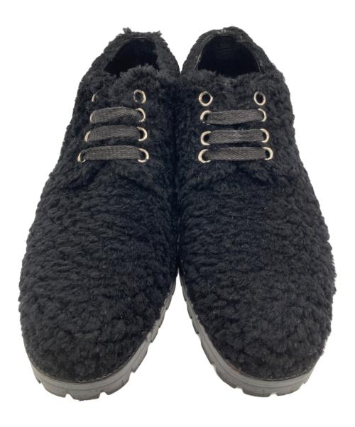 COMME des GARCONS HOMME（コムデギャルソン オム）COMME des GARCONS HOMME (コムデギャルソン オム) ボアシューズ ブラック サイズ:25.5cmの古着・服飾アイテム