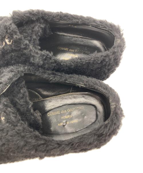 COMME des GARCONS HOMME（コムデギャルソン オム）COMME des GARCONS HOMME (コムデギャルソン オム) ボアシューズ ブラック サイズ:25.5cmの古着・服飾アイテム
