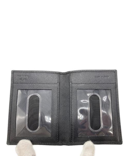 PRADA（プラダ）PRADA (プラダ) サフィアーノパスケース ブラックの古着・服飾アイテム