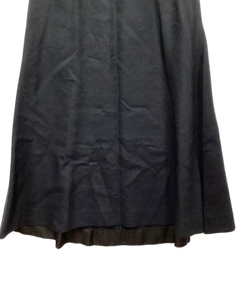 DRAWER（ドゥロワー）DRAWER (ドゥロワー) バックロングセミフレアスカート ネイビー サイズ:36の古着・服飾アイテム