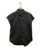 SINMEシンメ）の古着「ワイドスリーブシャツ」｜ブラック