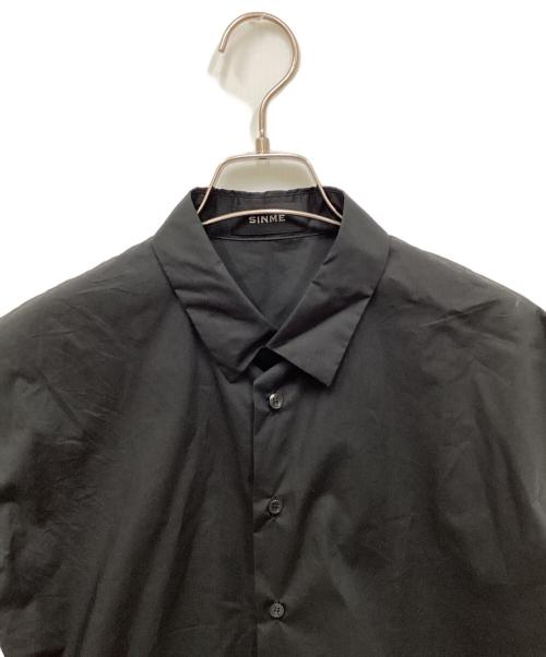 SINME（シンメ）SINME (シンメ) ワイドスリーブシャツ ブラック サイズ:Mの古着・服飾アイテム