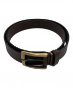 Orobiancoオロビアンコ）の古着「レザーベルト」｜ブラウン