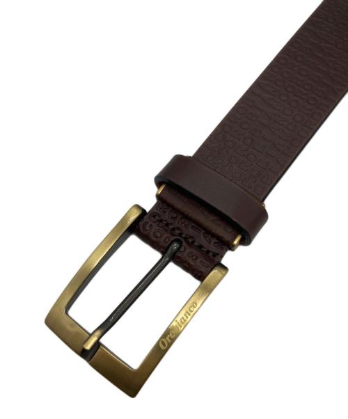 Orobianco（オロビアンコ）Orobianco (オロビアンコ) レザーベルト ブラウン サイズ:SIZE 92 48/35の古着・服飾アイテム