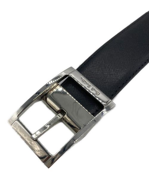 PAUL SMITH（ポールスミス）PAUL SMITH (ポールスミス) レザーベルト ブラックの古着・服飾アイテム