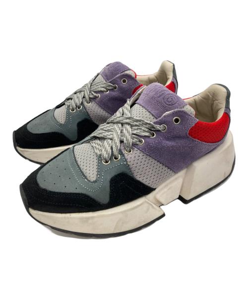 MM6 Maison Margiela（エムエムシックスメゾンマルジェラ）MM6 Maison Margiela (エムエムシックスメゾンマルジェラ) ColorBlock Runner/カラーブロックランナースニーカー マルチカラー サイズ:36の古着・服飾アイテム