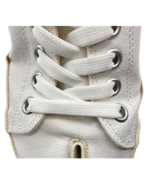 Maison Margiela（メゾンマルジェラ）Maison Margiela (メゾンマルジェラ) TABI SNEAKER/タビスニーカー ホワイト サイズ:37の古着・服飾アイテム