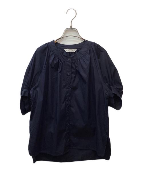 TORRAZZO DONNA（トラッゾドンナ）TORRAZZO DONNA (トラッゾドンナ) タイプライターシャツブラウス ネイビー サイズ:FREEの古着・服飾アイテム