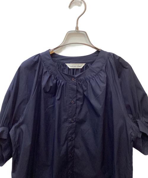 TORRAZZO DONNA（トラッゾドンナ）TORRAZZO DONNA (トラッゾドンナ) タイプライターシャツブラウス ネイビー サイズ:FREEの古着・服飾アイテム
