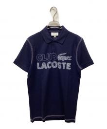 LACOSTE（ラコステ）の古着「ヴィンテージプリントポロシャツ」｜ブラック