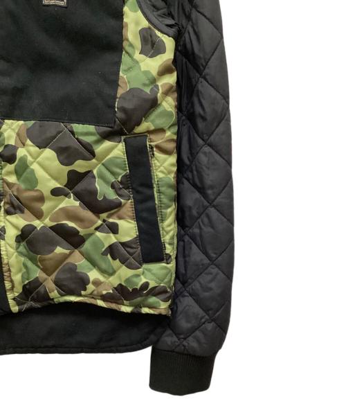 Denim & Supply Ralph Lauren（デニム＆サプライ ラルフローレン）Denim & Supply Ralph Lauren (デニム＆サプライ ラルフローレン) 切替キルティングジャケット グリーン サイズ:XSの古着・服飾アイテム
