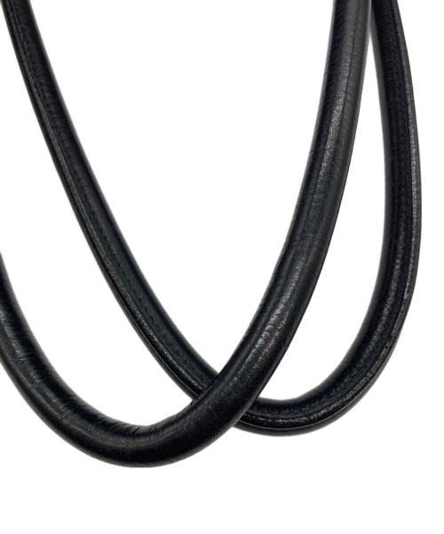 Joe McCOY（ジョーマッコイ）Joe McCOY (ジョーマッコイ) 豊岡鞄 (トヨオカカバン) レザーパッチワークトートバッグ ブラックの古着・服飾アイテム