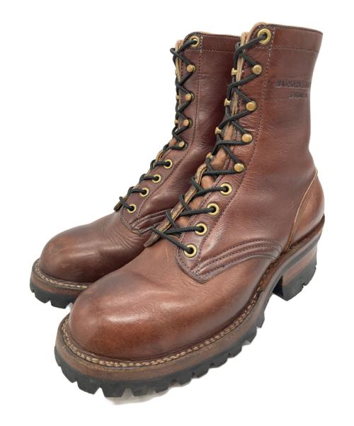 HATHORN（ハソーン）HATHORN (ハソーン) ロガーブーツ ブラウン サイズ:US6.5の古着・服飾アイテム