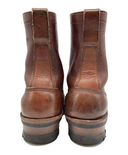 HATHORN（ハソーン）HATHORN (ハソーン) ロガーブーツ ブラウン サイズ:US6.5の古着・服飾アイテム