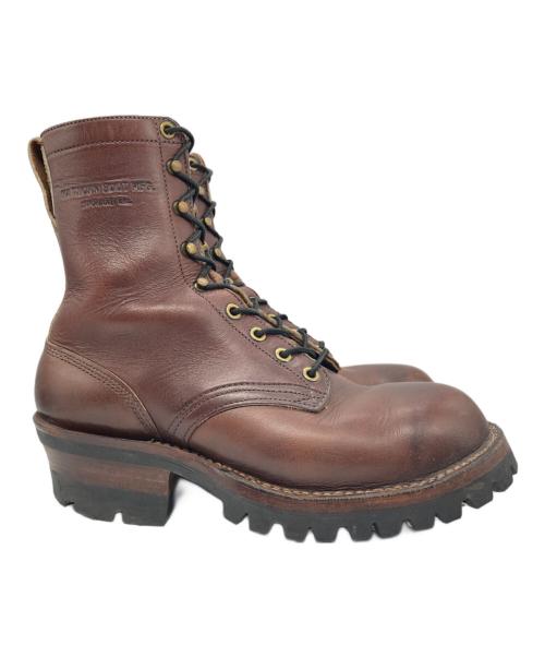 HATHORN（ハソーン）HATHORN (ハソーン) ロガーブーツ ブラウン サイズ:US6.5の古着・服飾アイテム