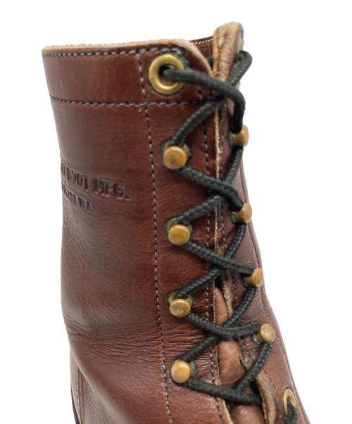 HATHORN（ハソーン）HATHORN (ハソーン) ロガーブーツ ブラウン サイズ:US6.5の古着・服飾アイテム