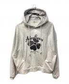 ADER errorアーダーエラー）の古着「Tever logo hoodie/ティバーロゴフーディー」｜ライトグレー