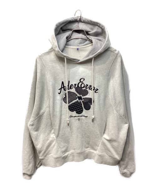 ADER error（アーダーエラー）ADER error (アーダーエラー) Tever logo hoodie/ティバーロゴフーディー ライトグレー サイズ:A1の古着・服飾アイテム