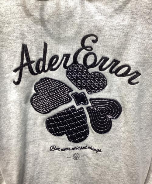 ADER error（アーダーエラー）ADER error (アーダーエラー) Tever logo hoodie/ティバーロゴフーディー ライトグレー サイズ:A1の古着・服飾アイテム