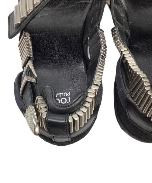 TOGA PULLA（トーガ プルラ）TOGA PULLA (トーガ プルラ) METAL SNEAKER SANDALS/メタルスニーカーサンダル ブラック サイズ:38の古着・服飾アイテム