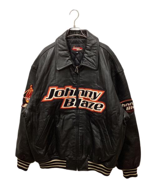 JOHNNY BLAZE（ジョニーブレイズ）JOHNNY BLAZE (ジョニーブレイズ) レザージャケット ブラック サイズ:XXLの古着・服飾アイテム