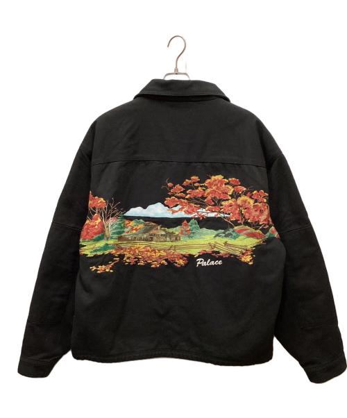 PALACE（パレス）PALACE (パレス) UTILITY FLEECE JACKET ブラック サイズ:XLの古着・服飾アイテム