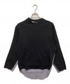 N.HOOLYWOODエヌ ハリウッド）の古着「切替カットソー」｜ブラック