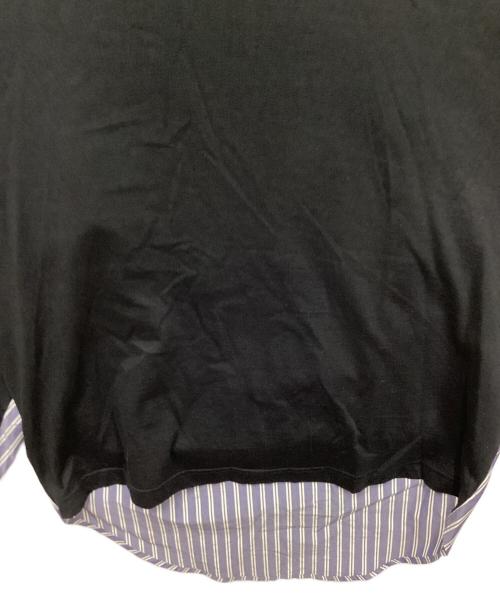 N.HOOLYWOOD（エヌ ハリウッド）N.HOOLYWOOD (エヌ ハリウッド) 切替カットソー ブラック サイズ:FREEの古着・服飾アイテム