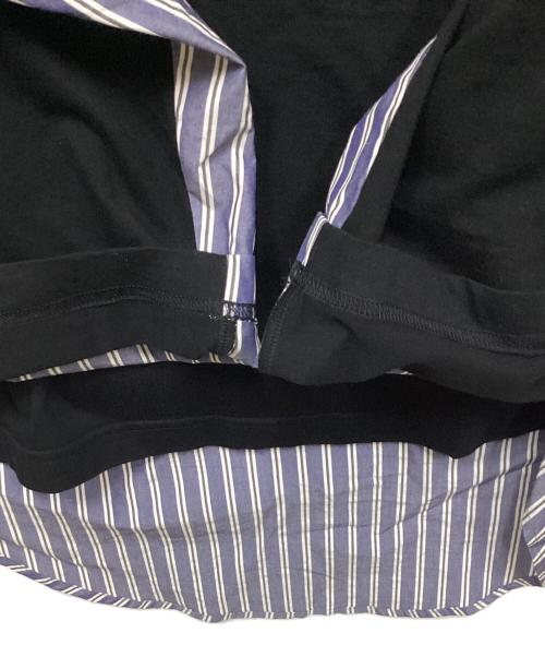 N.HOOLYWOOD（エヌ ハリウッド）N.HOOLYWOOD (エヌ ハリウッド) 切替カットソー ブラック サイズ:FREEの古着・服飾アイテム