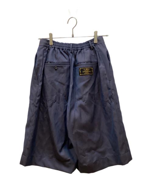 MAISON SPECIAL（メゾンスペシャル）MAISON SPECIAL (メゾンスペシャル) 4 Colors Chambray Washable Wool Prime-Wide Shorts ブルー サイズ:size0の古着・服飾アイテム