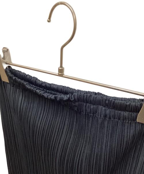 PLEATS PLEASE（プリーツプリーズ）PLEATS PLEASE (プリーツプリーズ) バックジップスカート ネイビー サイズ:size2の古着・服飾アイテム