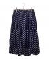 ROBE DE CHAMBRE COMME DES GARCONS (ローブドシャンブル コムデギャルソン) ドット柄スカート ネイビー サイズ:不明：8000円
