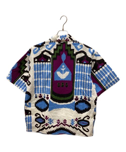 MSGM（エムエスジーエム）MSGM (エムエスジーエム) COTTON PRINTED SHIRT/コットンプリントシャツ ブルー サイズ:size39 未使用品の古着・服飾アイテム